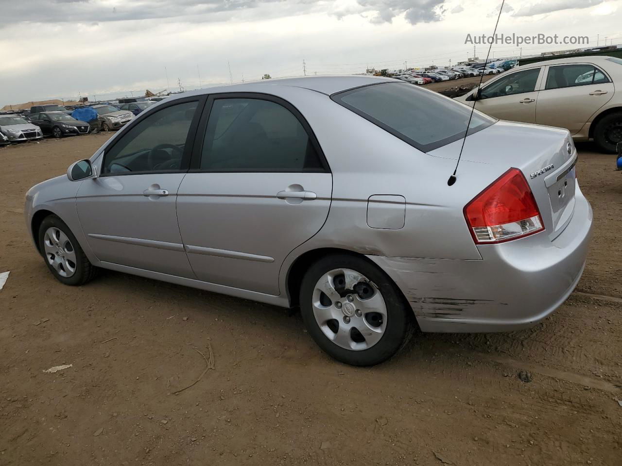 2007 Kia Spectra Ex Серебряный vin: KNAFE121275441551