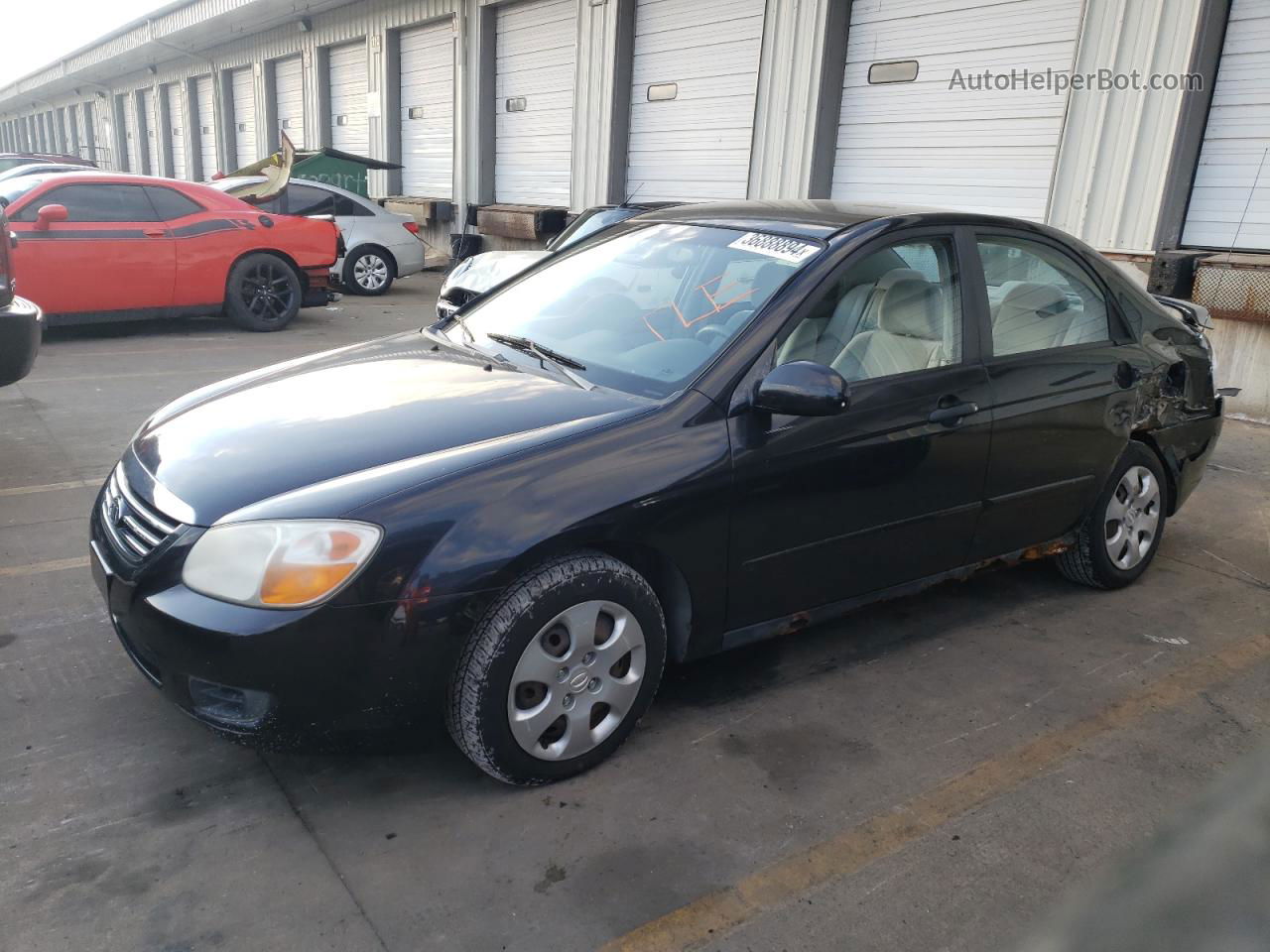 2007 Kia Spectra Ex Black vin: KNAFE121275444076