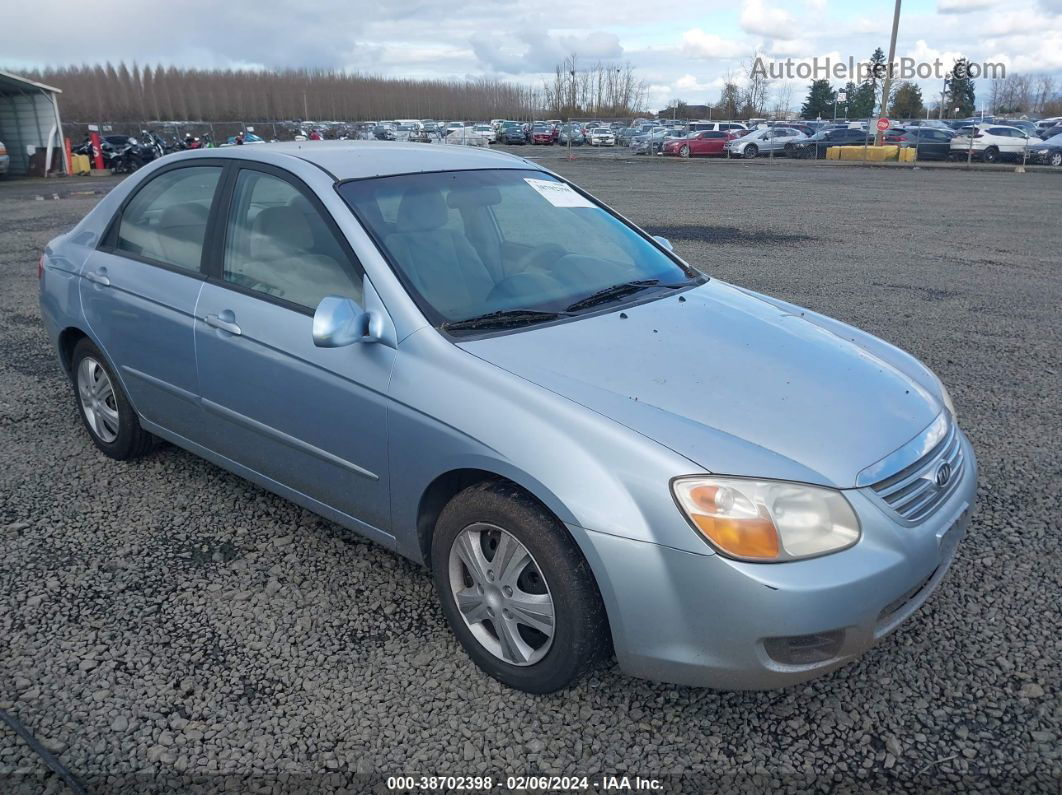 2007 Kia Spectra Ex Light Blue vin: KNAFE121275446216