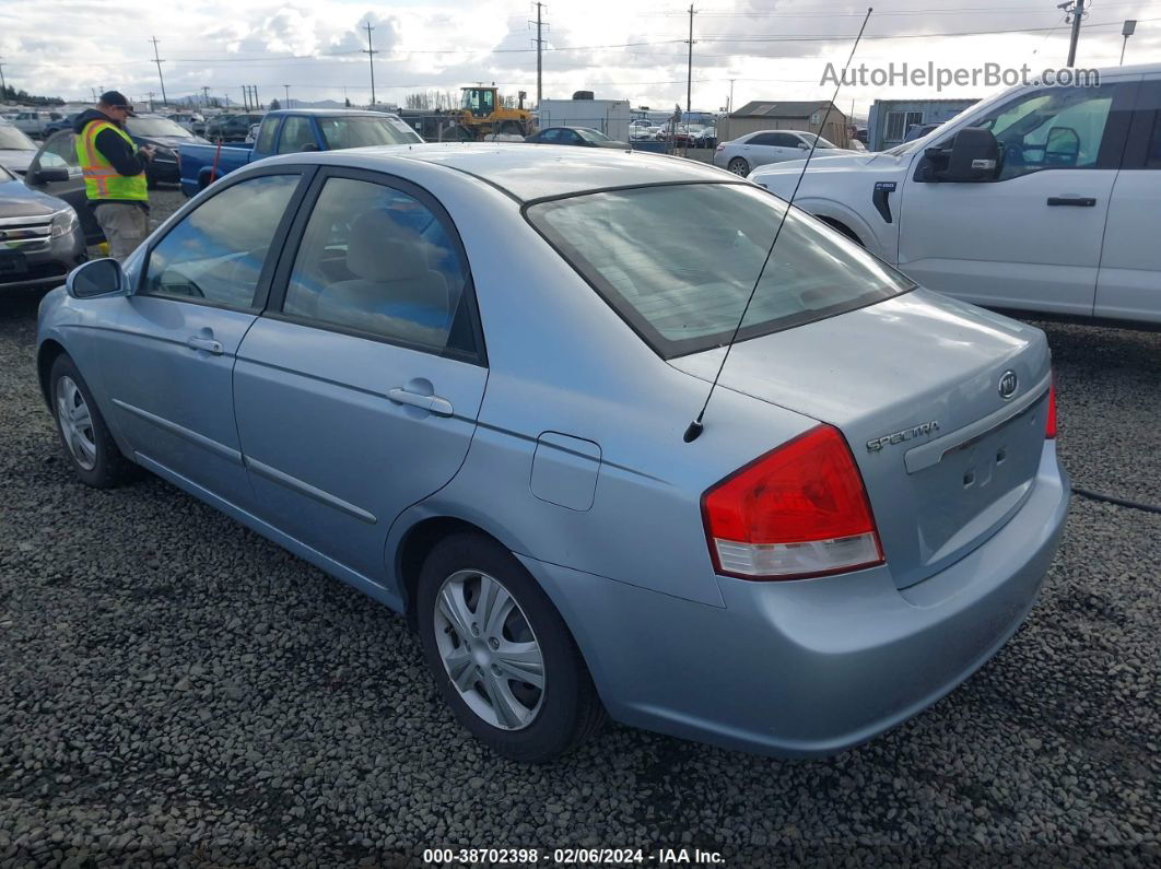 2007 Kia Spectra Ex Light Blue vin: KNAFE121275446216