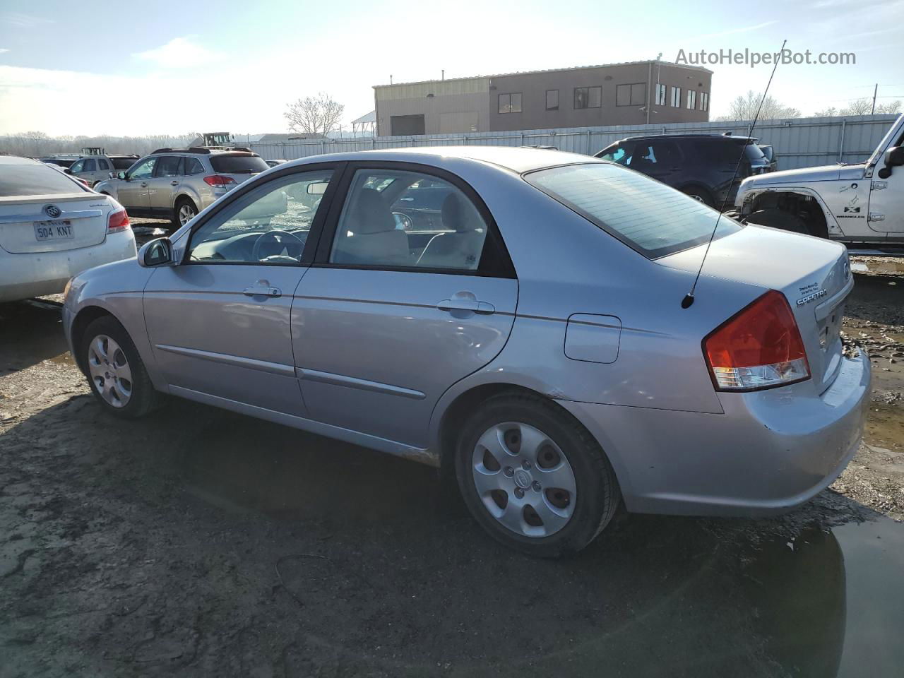 2007 Kia Spectra Ex Silver vin: KNAFE121275463078