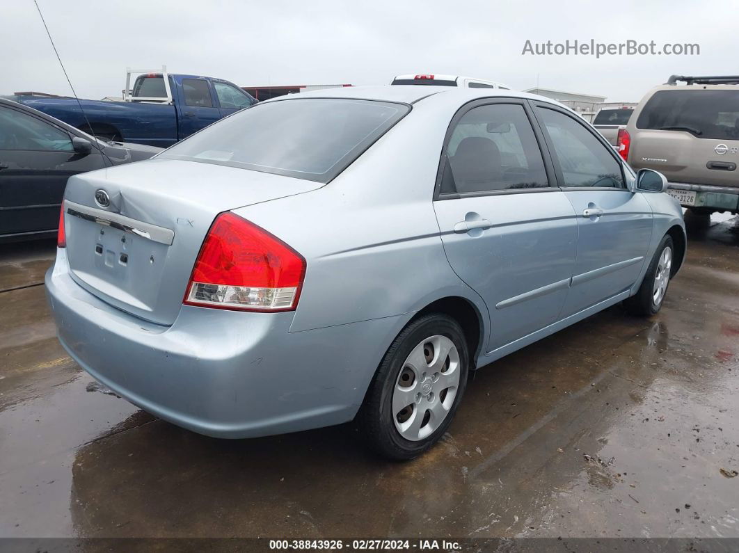 2007 Kia Spectra Ex Light Blue vin: KNAFE121275467275