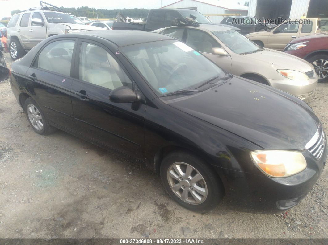 2007 Kia Spectra Ex Черный vin: KNAFE121275474680