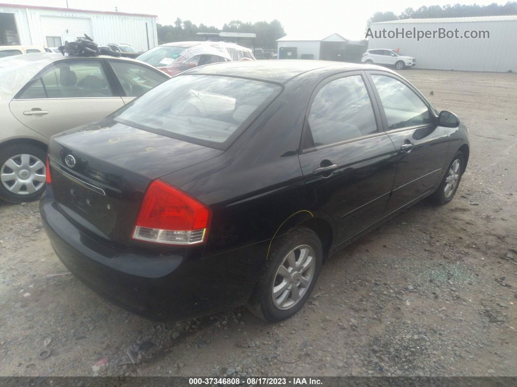 2007 Kia Spectra Ex Черный vin: KNAFE121275474680