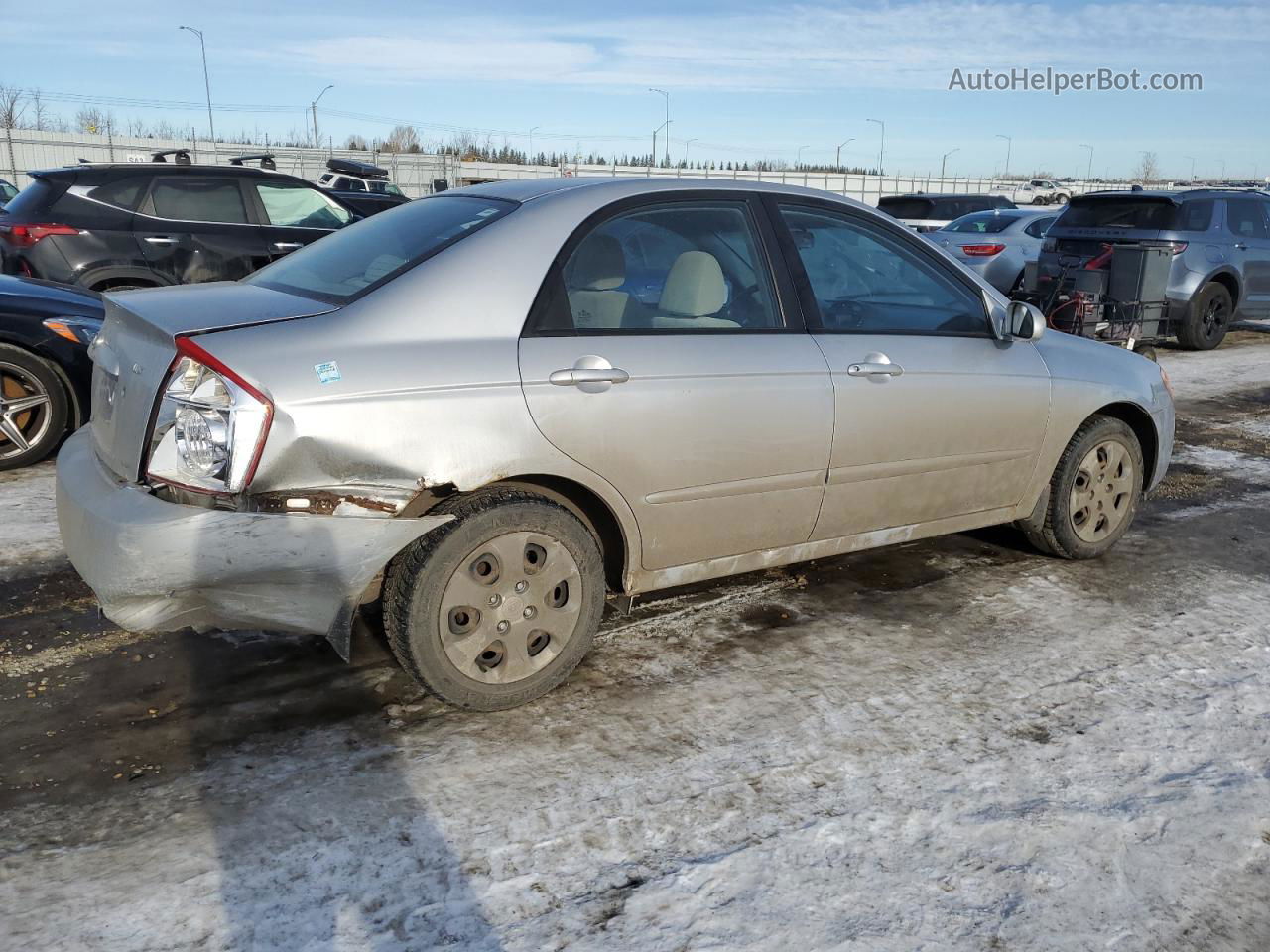 2005 Kia Spectra Lx Silver vin: KNAFE121355176992