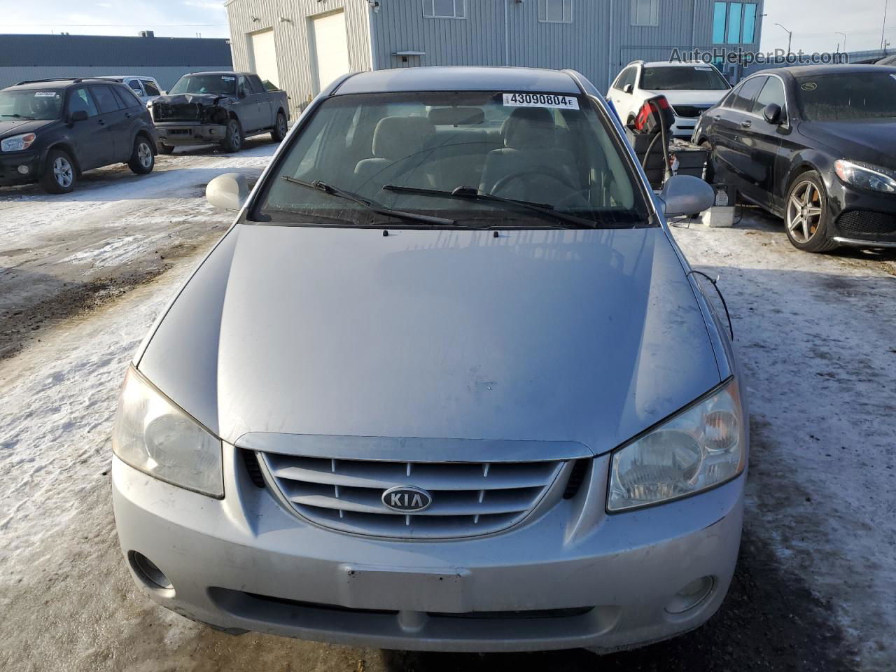 2005 Kia Spectra Lx Silver vin: KNAFE121355176992