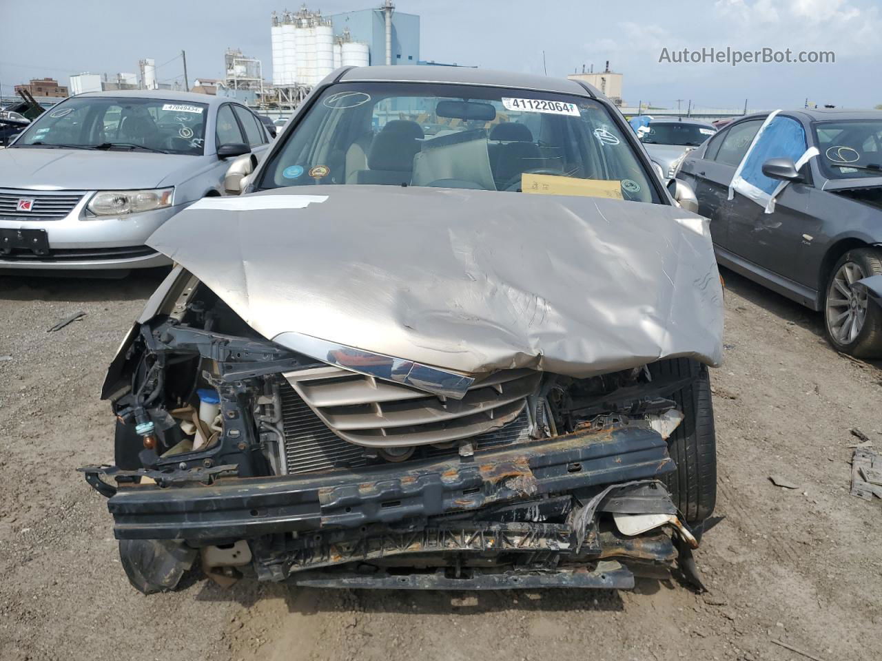 2006 Kia Spectra Lx Золотой vin: KNAFE121365348326