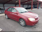 2006 Kia Spectra Ex/lx/sx Red vin: KNAFE121365369063