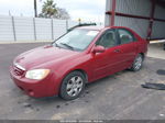 2006 Kia Spectra Ex/lx/sx Red vin: KNAFE121365369063