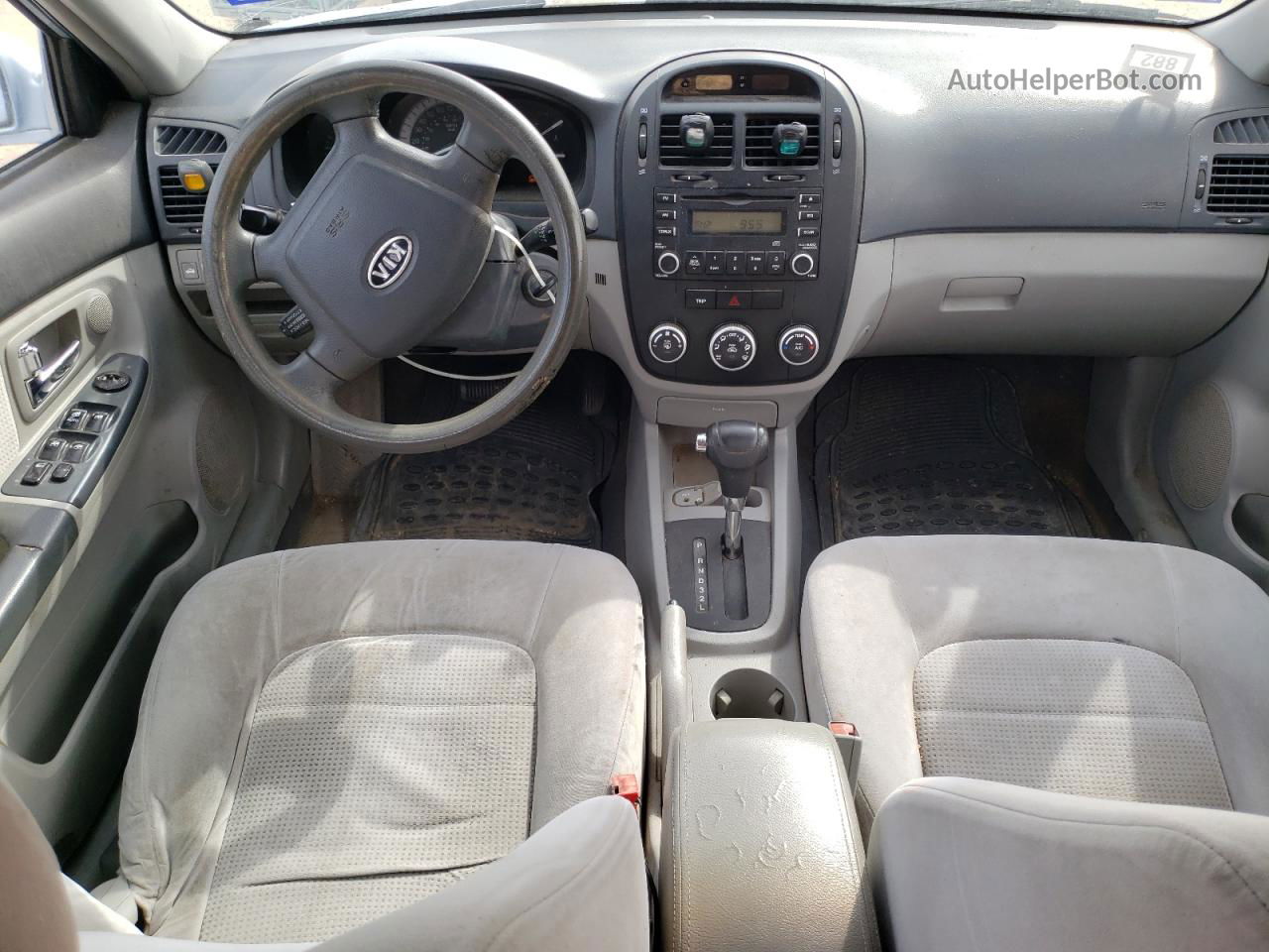 2007 Kia Spectra Ex Серебряный vin: KNAFE121375429909