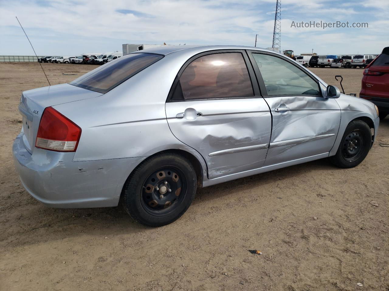 2007 Kia Spectra Ex Серебряный vin: KNAFE121375429909