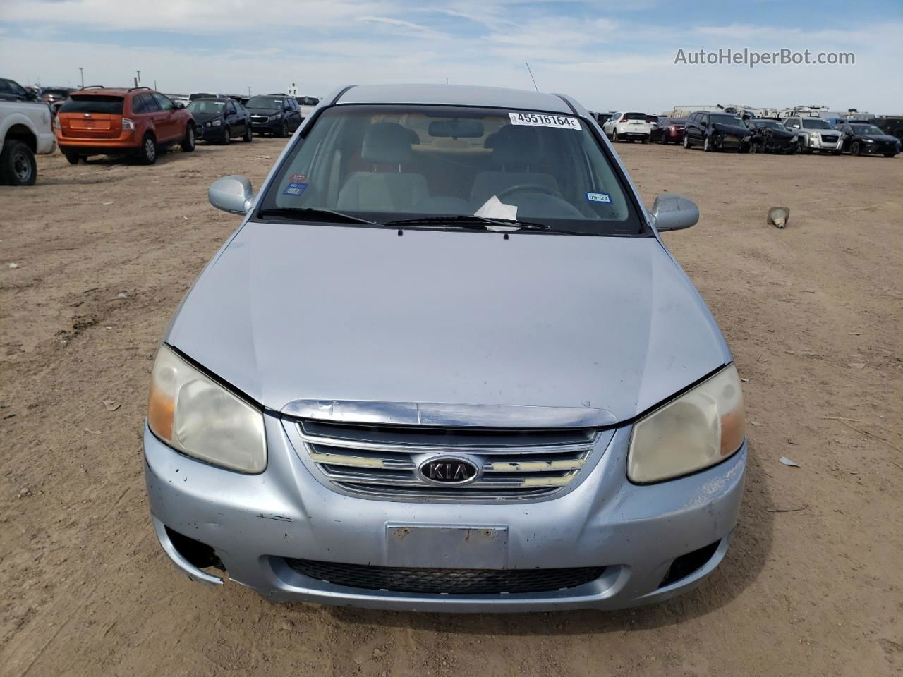 2007 Kia Spectra Ex Silver vin: KNAFE121375429909