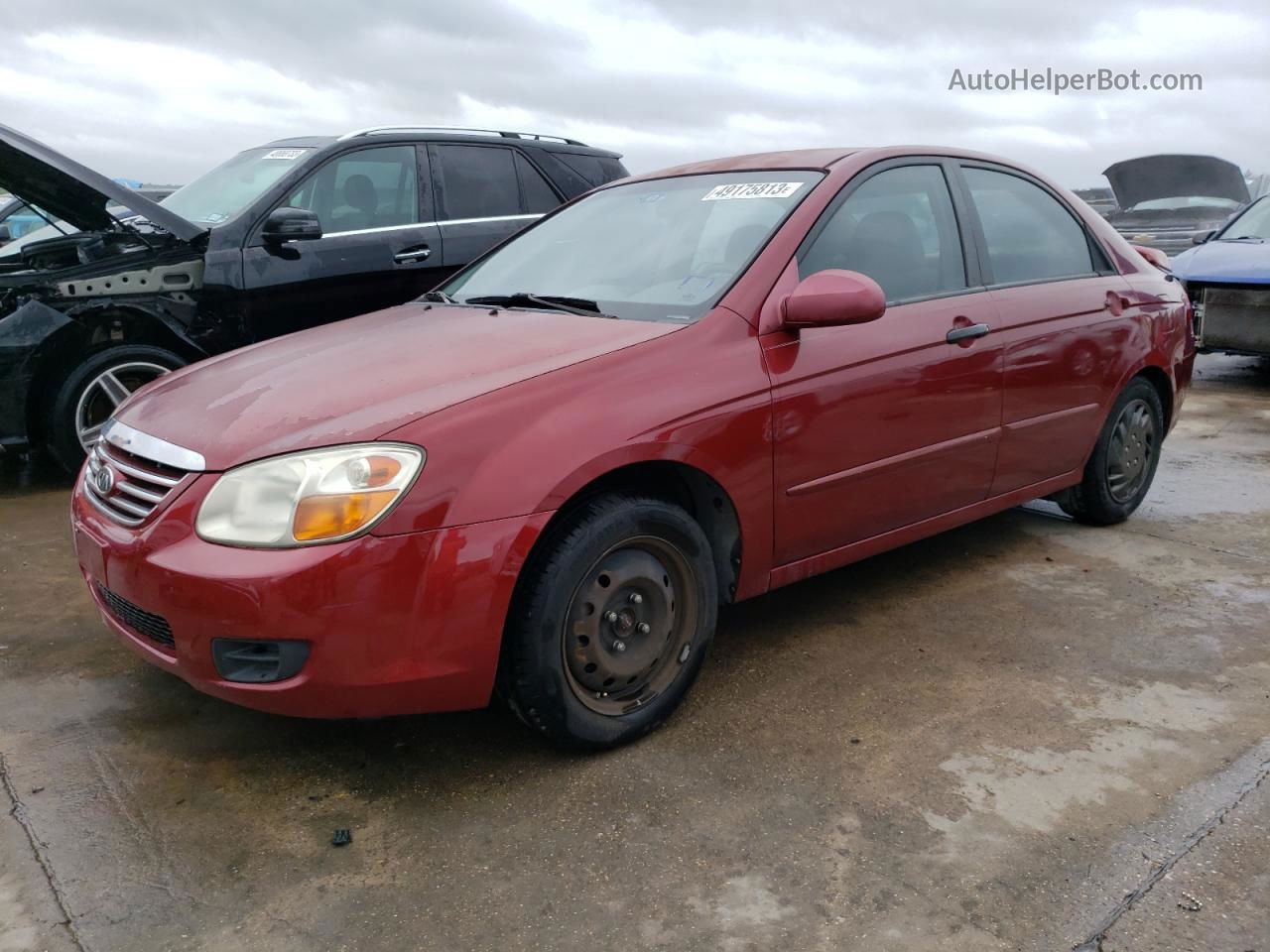 2007 Kia Spectra Ex Темно-бордовый vin: KNAFE121375447195