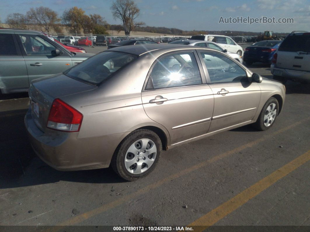 2007 Kia Spectra Ex Золотой vin: KNAFE121375455992