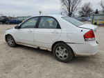 2007 Kia Spectra Ex White vin: KNAFE121375462683