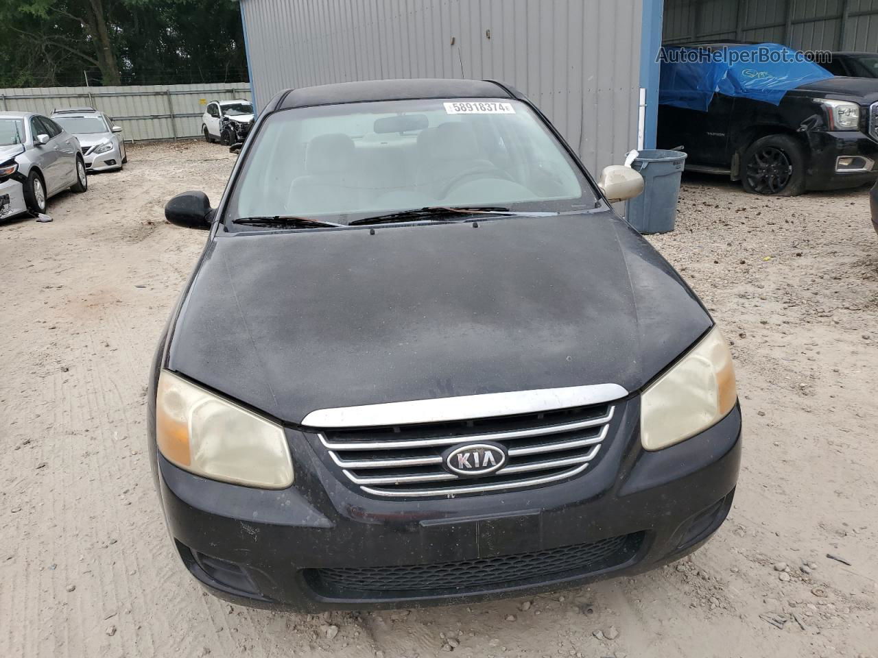 2007 Kia Spectra Ex Black vin: KNAFE121375472856