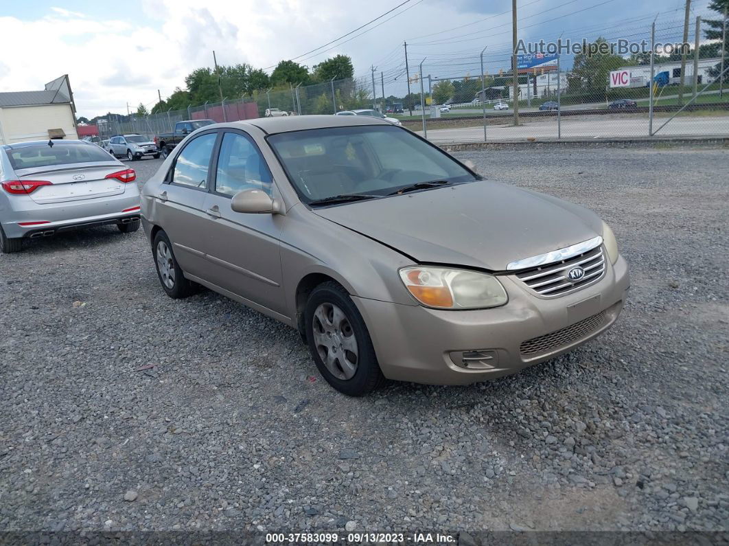 2007 Kia Spectra Ex Золотой vin: KNAFE121375486403