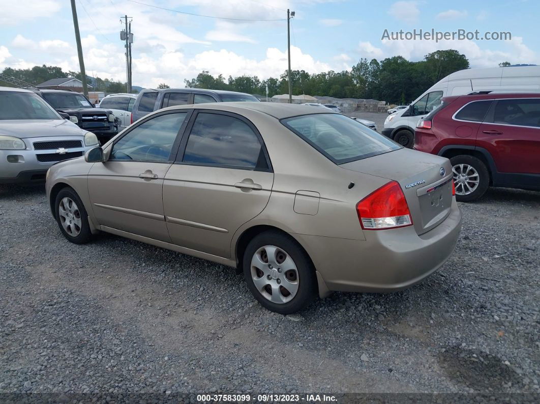 2007 Kia Spectra Ex Золотой vin: KNAFE121375486403