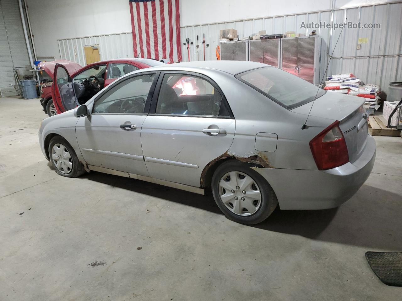 2006 Kia Spectra Lx Silver vin: KNAFE121465268503