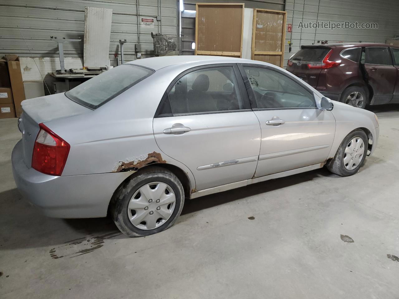 2006 Kia Spectra Lx Silver vin: KNAFE121465268503