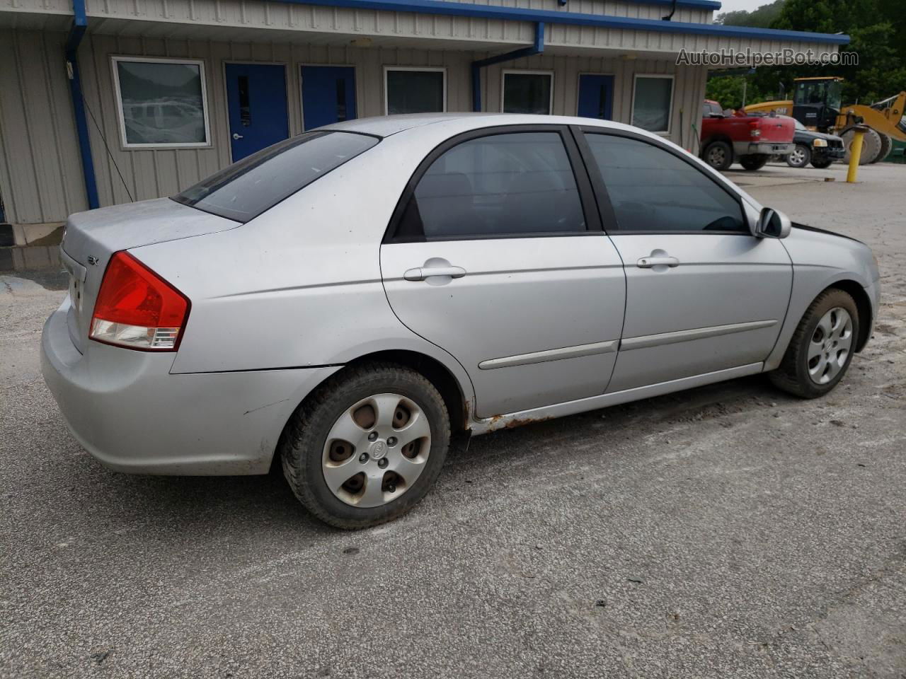 2007 Kia Spectra Ex Silver vin: KNAFE121475383524