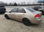 2007 Kia Spectra Ex Beige vin: KNAFE121475408955