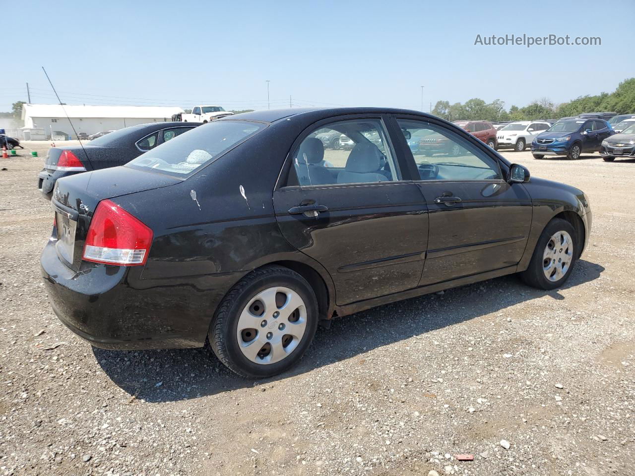 2007 Kia Spectra Ex Black vin: KNAFE121475446671