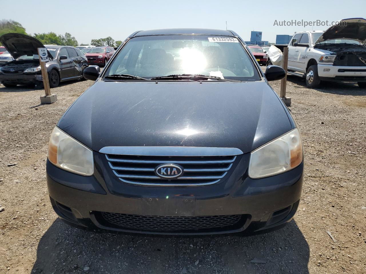 2007 Kia Spectra Ex Black vin: KNAFE121475446671