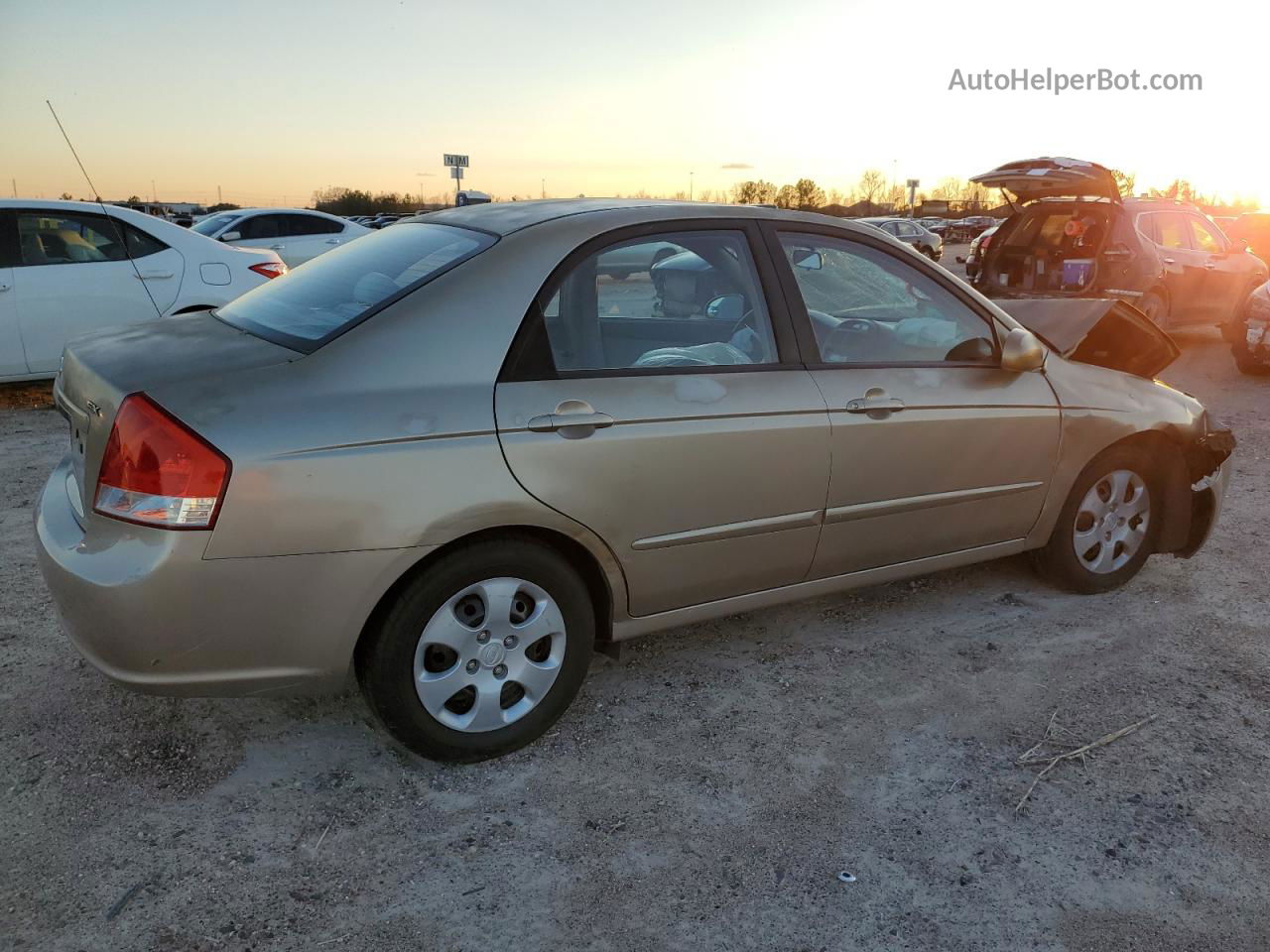 2007 Kia Spectra Ex Gold vin: KNAFE121475462059