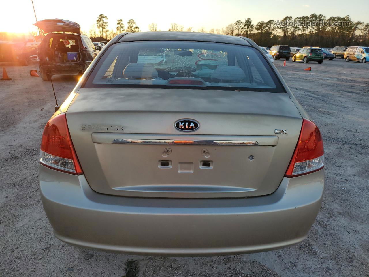 2007 Kia Spectra Ex Gold vin: KNAFE121475462059