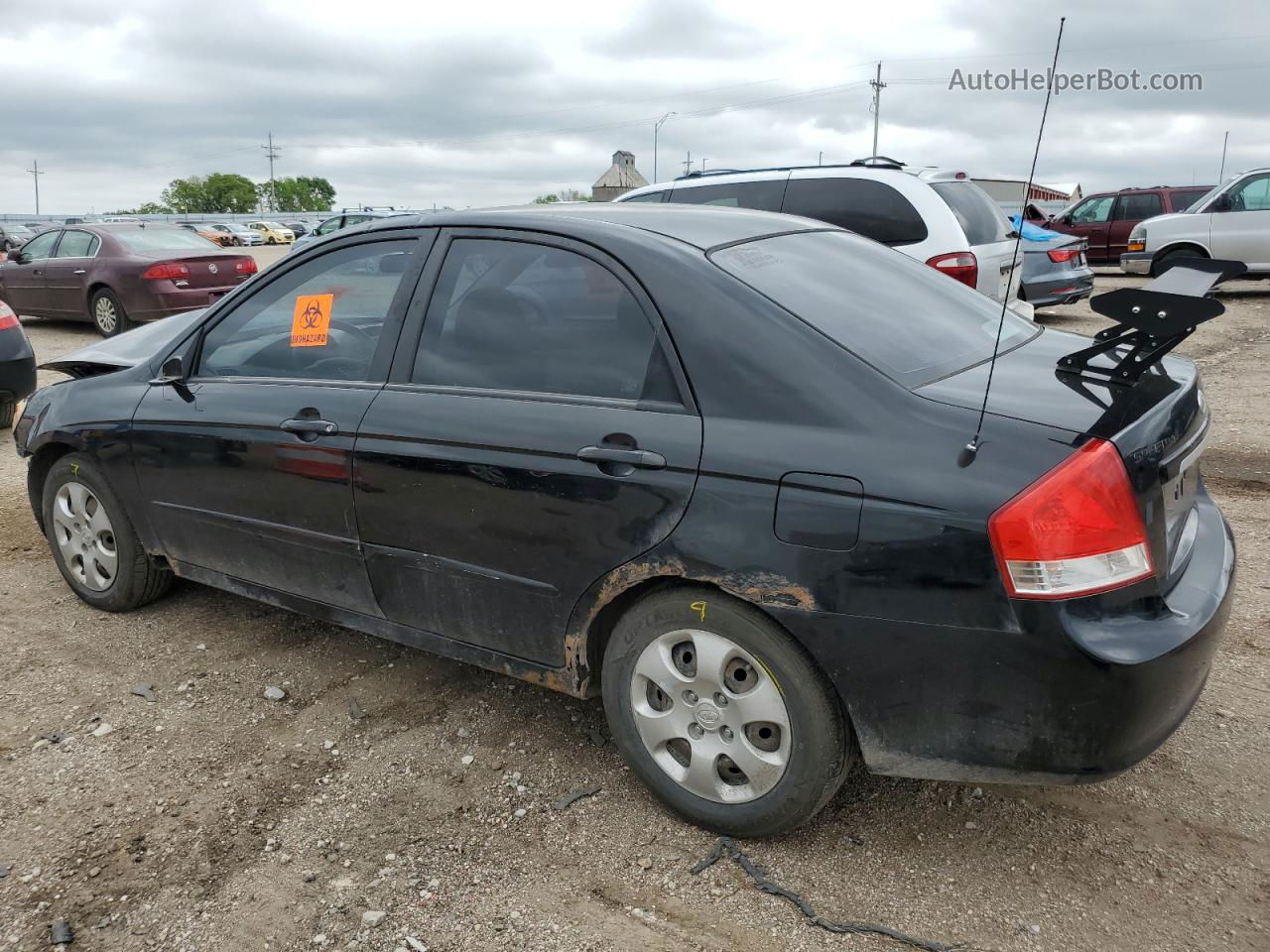 2007 Kia Spectra Ex Black vin: KNAFE121475476429