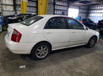 2005 Kia Spectra Lx White vin: KNAFE121555095962