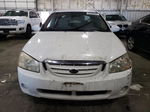 2005 Kia Spectra Lx White vin: KNAFE121555095962