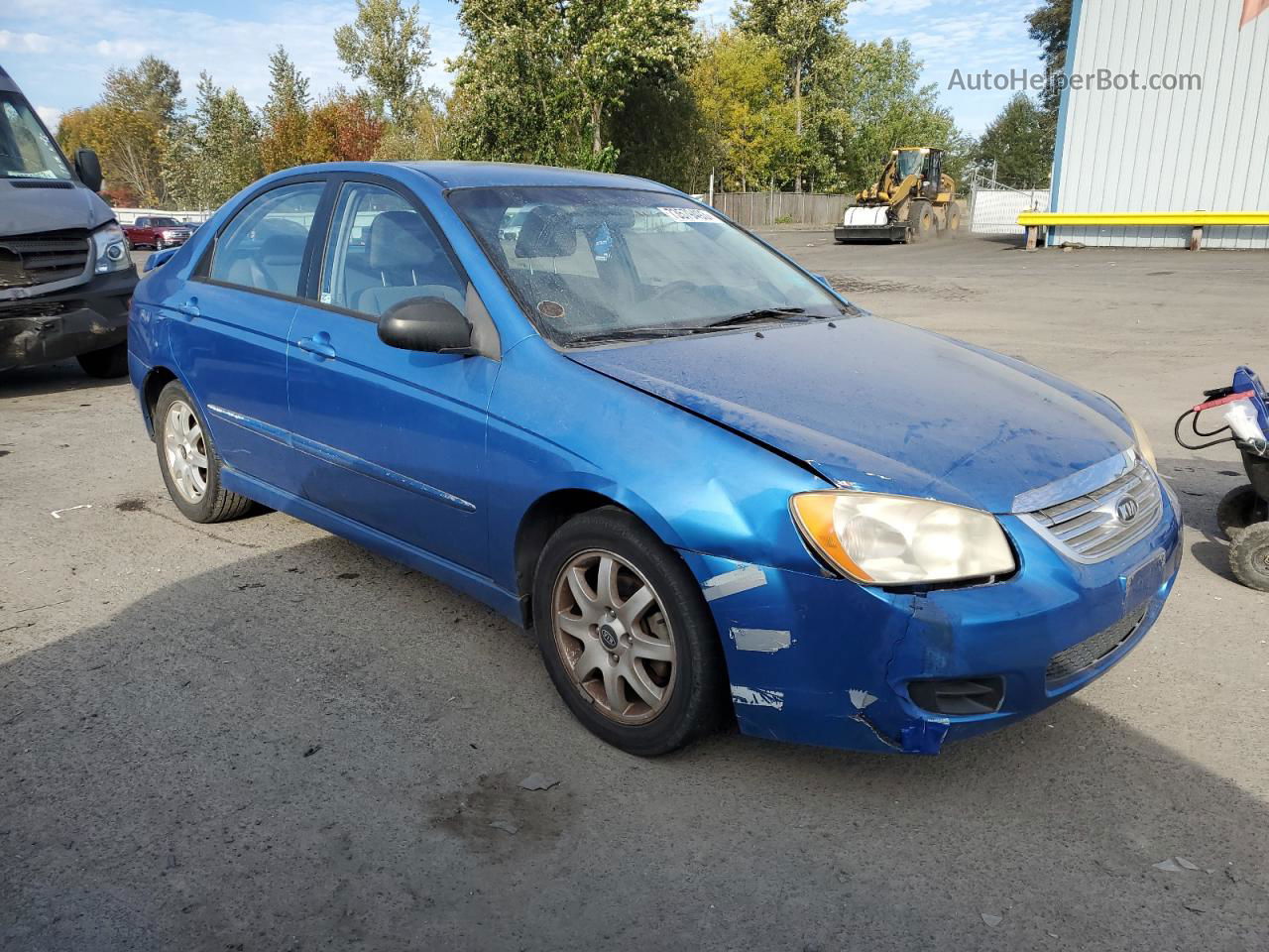 2005 Kia Spectra Lx Blue vin: KNAFE121555110458