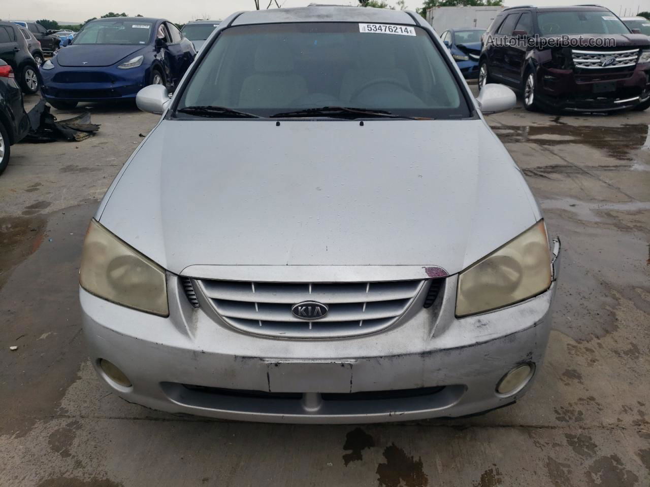 2005 Kia Spectra Lx Silver vin: KNAFE121555142021