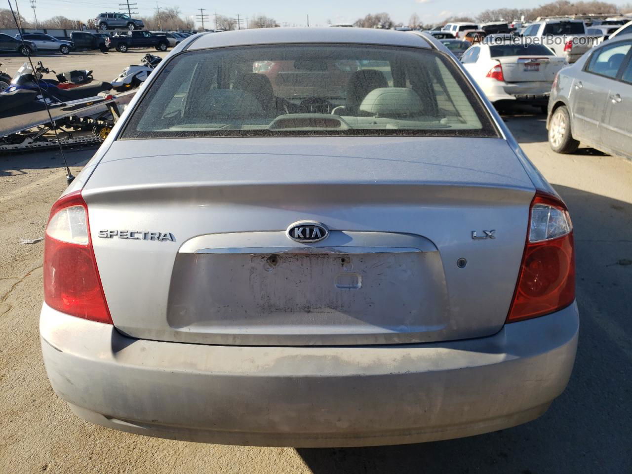 2005 Kia Spectra Lx Silver vin: KNAFE121555172555