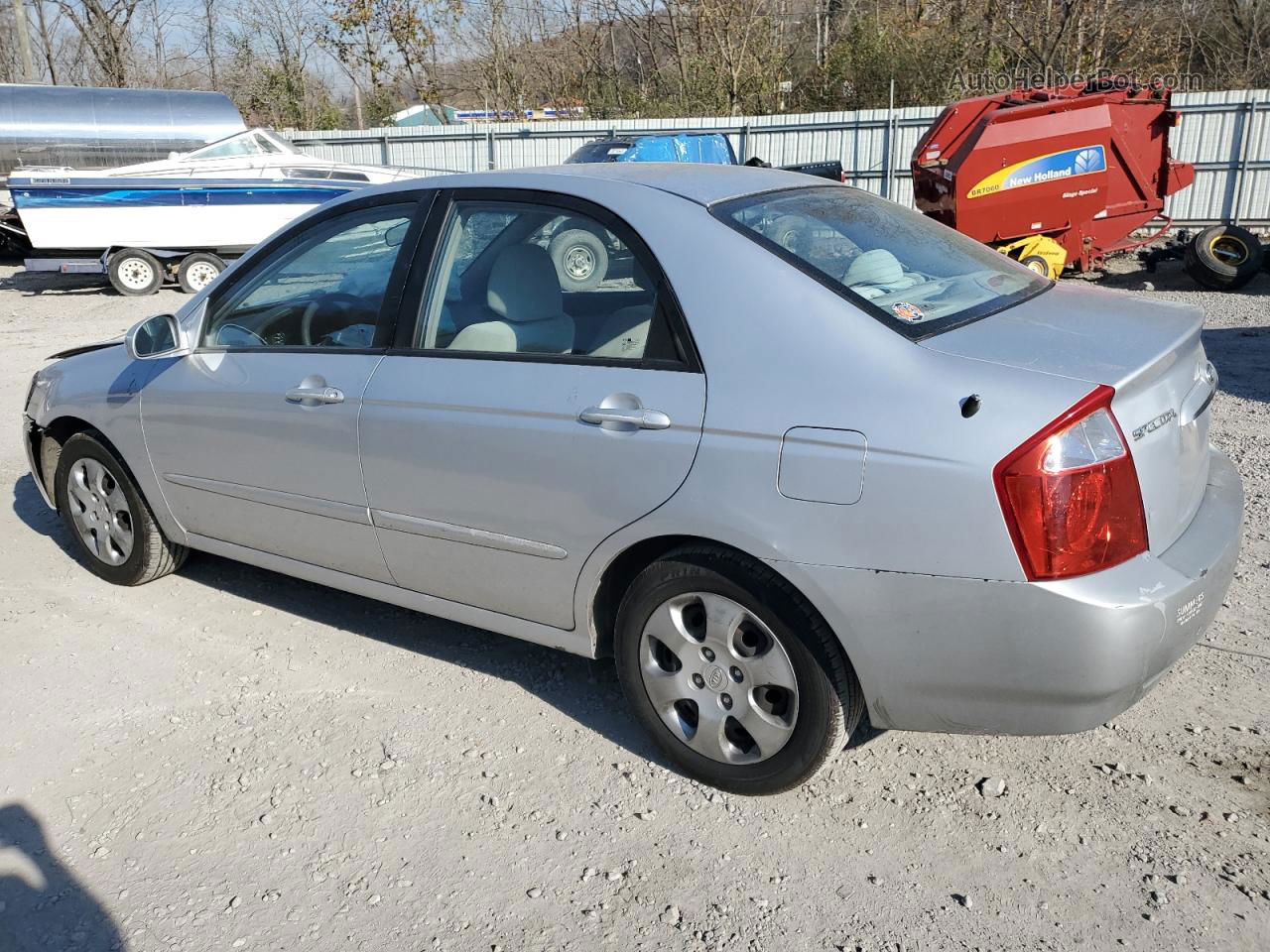 2006 Kia Spectra Lx Silver vin: KNAFE121565273242