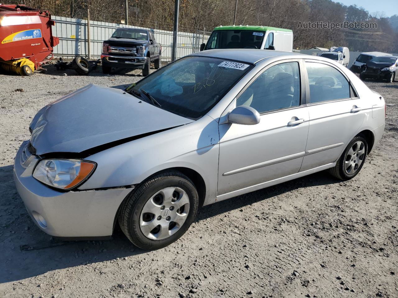 2006 Kia Spectra Lx Silver vin: KNAFE121565273242