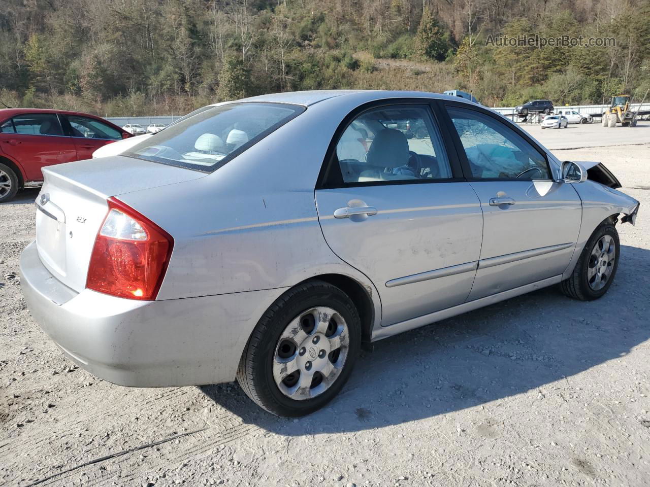 2006 Kia Spectra Lx Silver vin: KNAFE121565273242