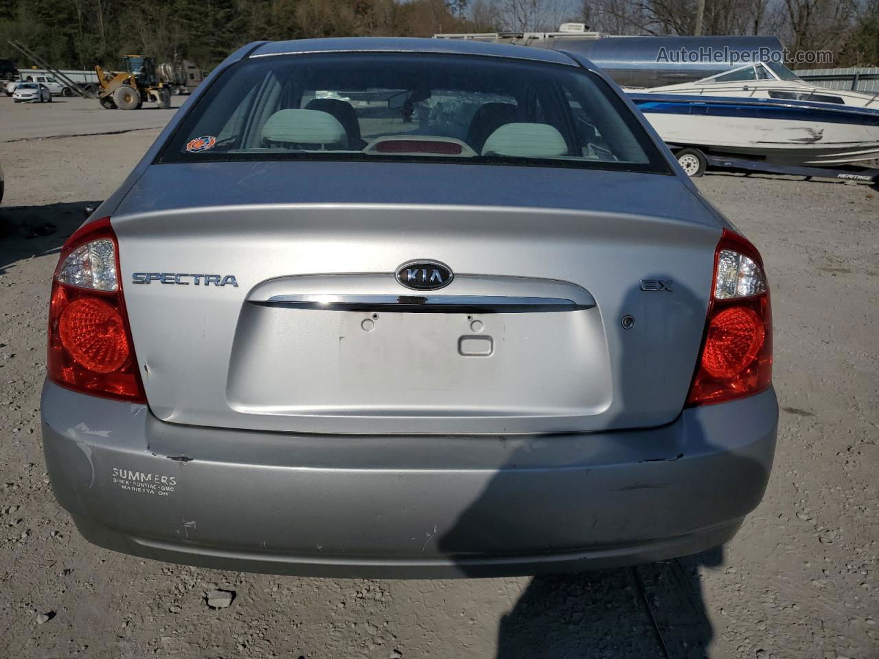 2006 Kia Spectra Lx Silver vin: KNAFE121565273242