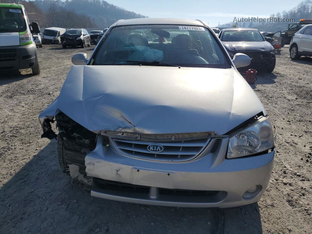 2006 Kia Spectra Lx Silver vin: KNAFE121565273242