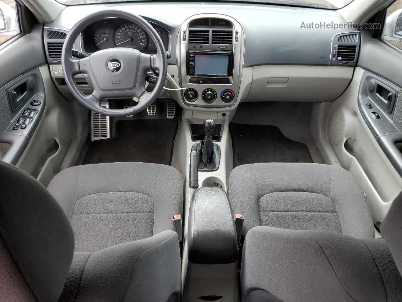 2006 Kia Spectra Lx Silver vin: KNAFE121565310032