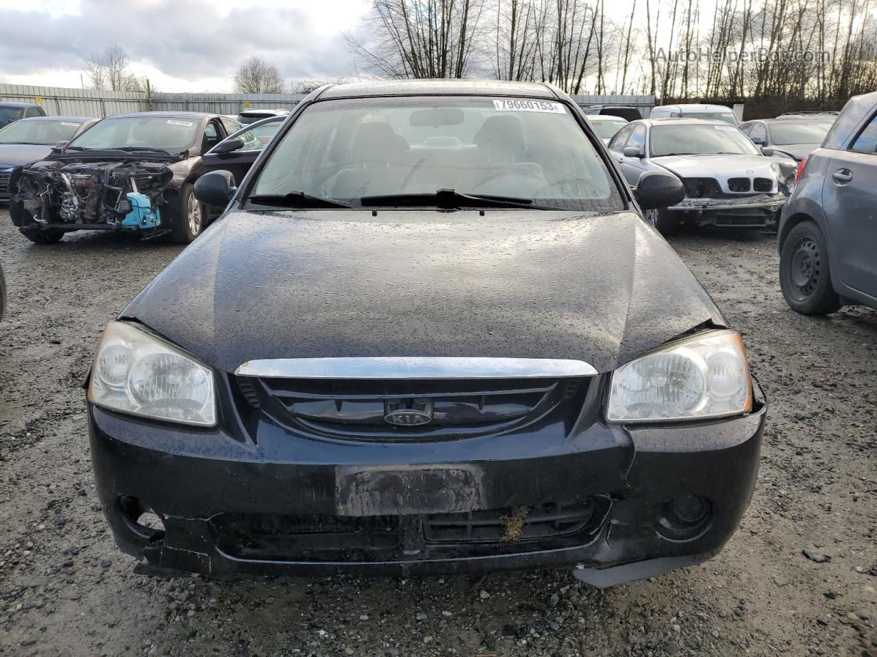 2006 Kia Spectra Lx Черный vin: KNAFE121565360851