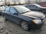 2006 Kia Spectra Lx Black vin: KNAFE121565360851