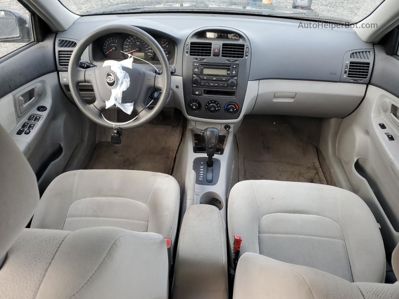 2006 Kia Spectra Lx Черный vin: KNAFE121565360851