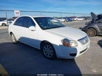 2007 Kia Spectra Ex White vin: KNAFE121575436084