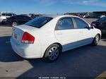 2007 Kia Spectra Ex White vin: KNAFE121575436084