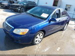 2007 Kia Spectra Ex Blue vin: KNAFE121575445318