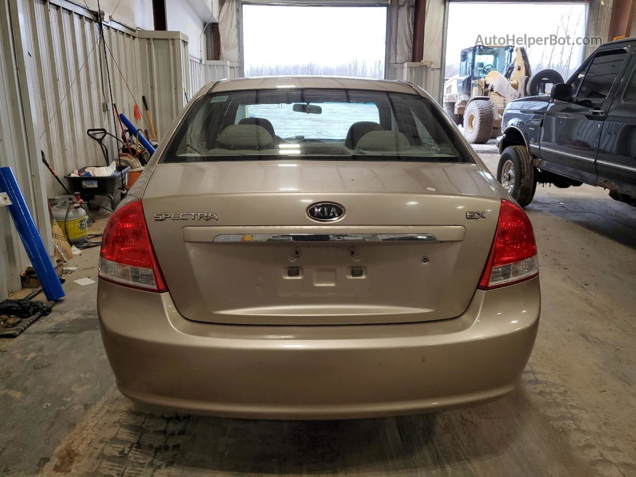 2007 Kia Spectra Ex Золотой vin: KNAFE121575448798