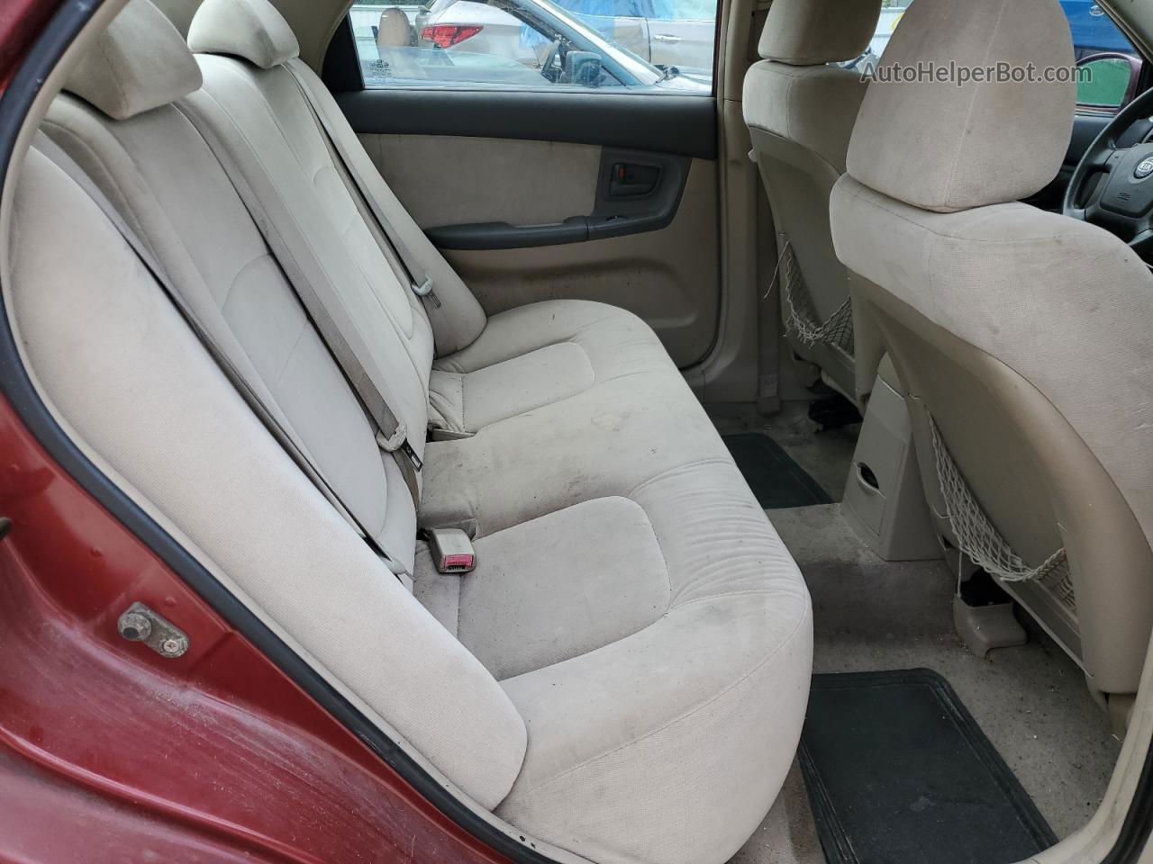 2005 Kia Spectra Lx Red vin: KNAFE121655137488